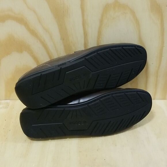 Ecco Classic Moc Coffee Antic Calf Mens Size 13 - Picture 8 of 11